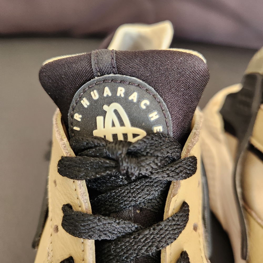 Nike Air Huarache 'Light Olive' Black/Khaki-phantom Mens 12 - Picture 6 of 10